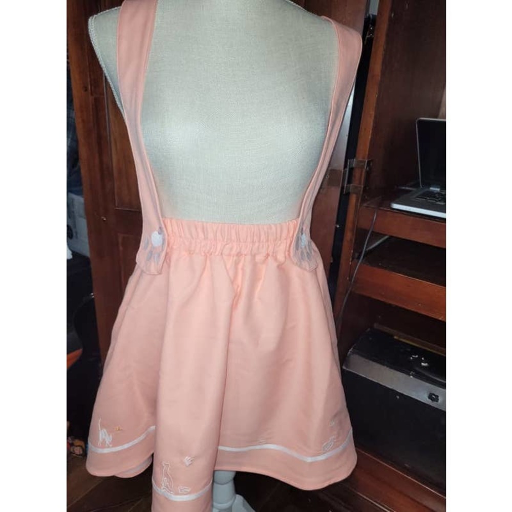 Kawaii style cat jumper skirt OSFM